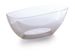 Gennemsigtig oval skål til orkidéer 36 cm COUBI