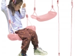 Børnegyngen med reb, rosa