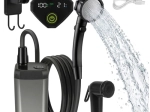 Bærbart brusebad med batteri 6000 mAh TRIZAND med nedsænkbar pumpe og USB-C