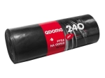 Stærke affaldssække 240 l, sorte, 120 × 145 cm (10 stk)