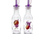 Glasflasker til olie og eddike TORO 180 ml – lavendel, 2 stk.