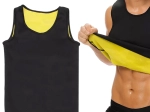 Herre neopren fitness T-shirt til vægttab – størrelse L