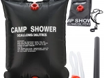 Camping-solbruser med solvarme, 20 l