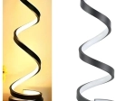 Spiral LED-bordlampe – dekorativt natlys til soveværelset