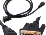HDMI til VGA-kabel 1,3 m med forgyldte stik, Full HD