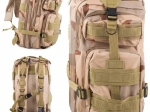 Taktisk militærrygsæk 30 l med MOLLE, beige