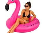 Oppustelig flamingoring Trizand 102 cm