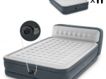 Oppustelig seng med elektrisk pumpe INTEX Deluxe 236 × 152 cm