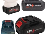 Universelt 48V Li-ion batteri 6000 mAh til akkuværktøj og havemaskiner
