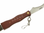 Sammenklappelig svampekniv med børste og etui