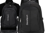 Byrygsæk 10 l sort med laptoprum