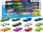 Sæt med metalbiler 1:64 – 16 stk.