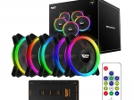 Sæt med Computer Blæsere Darkflash DR12 Pro ARGB 5i1 120x120mm