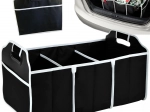 Bagagerumsorganizer til bil med 3 rum