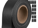 Gardlov antracitfarvet skyggebånd til haven 4,75 cm × 35 m med clips