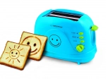 Brødrister Smiley blå