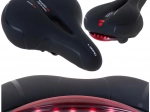 Skumsportcykelsadel med LED-lys