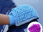 Mikrofiber vaskehandske til bil – lilla