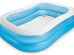 Oppusteligt rektangulært bassin 203 × 152 × 48 cm