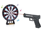 Laserpistol med målskive
