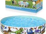 Oppustelig børnepool Bestway dinosaurer 183 × 38 cm