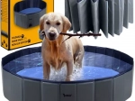 Sammenklappeligt hundebassin PURLOV 120 × 30 cm