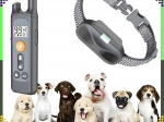 Elektronisk træningshalsbånd til hunde 800 m med fjernbetjening og LED