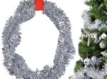 Jule lametta-girlande i sølv 2 m