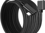 USB-A 2.0 til USB-C kabel 5 m med ret vinkel IZOXIS