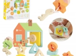 Classic World Montessori trælegetøj nøgle og dør 11 stk