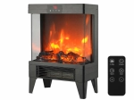Elektrisk pejs med LED-flammer 2000 W, 32,2 × 18 × 52,3 cm