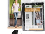 Magnetisk insektnet til døre, sort, 80/90/100 × 200/210 cm