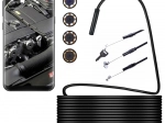 Endoskopisk inspektionskamera til Android og PC, 5 m, 6 LED, IP67