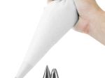 Silikone-sprøjtepose med dekorationsspidser Orion 30 cm – 3 stk.