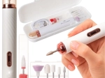 Trådløs neglefræser Beautylushh til manicure og pedicure med 6 bits og etui