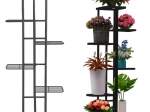 Metal stående planteholder RUHHY 6 niveauer