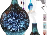 Aroma diffusor med LED lampe og aromaterapi
