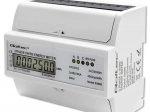 Trefaset tovejs elektronisk elmåler til DIN-skinne montering