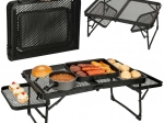 Sammenklappeligt campingbord med aluminiumskonstruktion