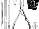 Sæt til nedgroede negle med klipsetang og værktøj i rustfrit stål