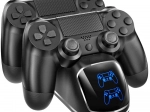 Opladningsdock til SONY PS4-controllere – dobbel