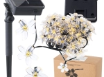 Solcelle Havelys Formet som Blomster 7m 50 LED Varm Hvid