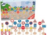 Træssæt med trafikskilte SMALL FOOT