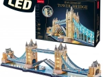 Lysende 3D‑puslespil Tower Bridge – 222 brikker