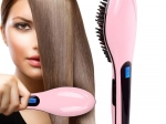 Elektrisk børste til hårudretning med LCD-skærm
