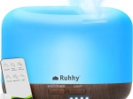 Aroma-diffuser og luftfugter RUHHY LED med fjernbetjening 300 ml