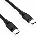 Aukey USB‑C til USB‑C kabel 1 m, 60 W PD, 3 A, 5 Gbps, PVC