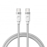 Orico USB‑C til USB‑C opladerkabel 60 W, hvid