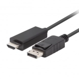 DisplayPort til HDMI-kabel 1,8 m, sort