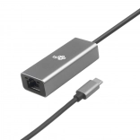 Adapter USB-C til Ethernet RJ45 grå, 10/100/1000 Mb/s